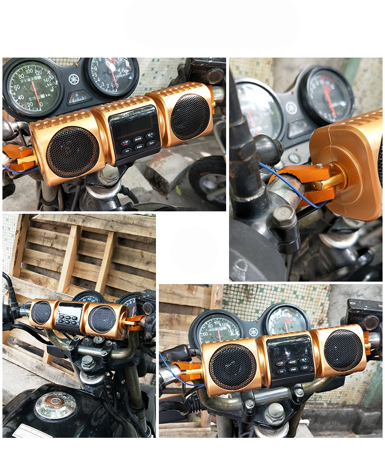 Motorcycle ATV Bluetooth Hands-Free Call Radio Waterproof Bluetooth MP3 Player Audio