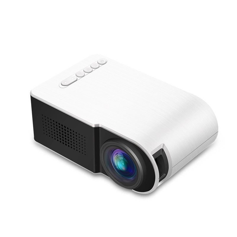 Yg210 Battery Mini LED Projector 600 Lumen 3.5mm Audio 320X240 Pixels HDMI USB Portatil Home Media Player